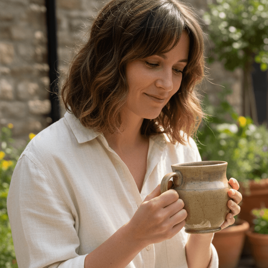 After: upgraded mug photo